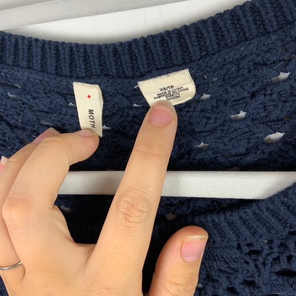 Moth Anthropologie Crochet Type Sweater - Picture 2 of 5